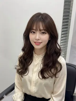 パーマ モ モのヘアスタイル