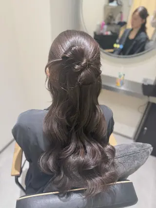 ヘアアレンジ 推し活・参列ヘア🎀 札幌ヘアセット専門のヘアスタイル
