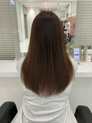 ロング カラー ヘアアレンジ 💓色落ちまで綺麗な 垢抜けカラー💓のヘアスタイル