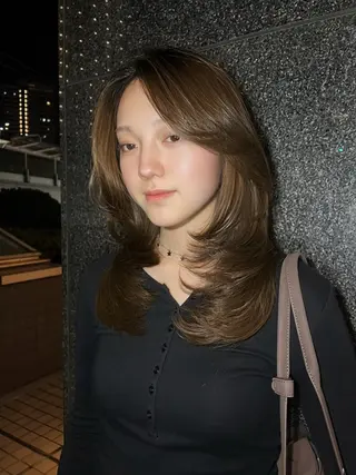 ロング YOLO/ HANAのヘアスタイル