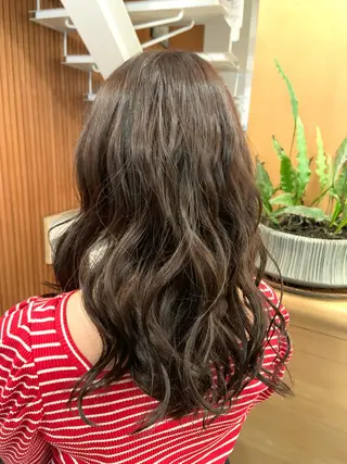 セミロング アオキ サキ💫のヘアスタイル