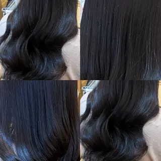 ロング カラー 👑髪質改善Wカラー 👑アユカのヘアスタイル