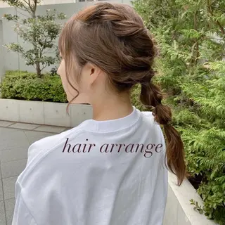 セミロング ヘアアレンジ 🩰モテ艶girly ヘア🪽彩香🪡⟡のヘアスタイル