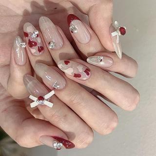 ネイル By moonネイル 🌷ワンホン/韓国風のネイルデザイン