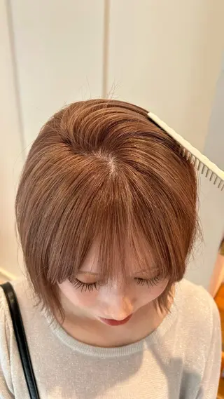 カラー 透け感カラー/顔周り レイヤー arisaのヘアスタイル