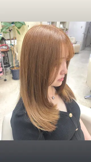 セミロング 武田 悠生乃のヘアスタイル