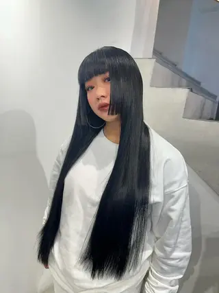 ロング 韓国ヘアメンズ・レデ ィース特化ミクのヘアスタイル