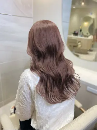 ロング カラー 透明感カラー🌿 グレージュ🐺陽介のヘアスタイル