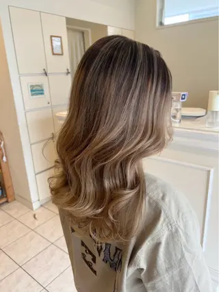 セミロング カラー 日向/似合わせカット ✨/メンズカット◎のヘアスタイル