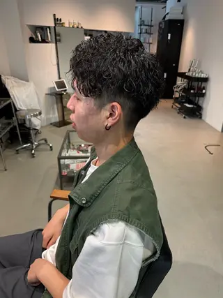 ショート パーマ メンズ Mizuki Yajimaのヘアスタイル