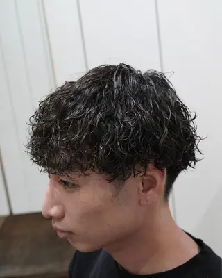 パーマ メンズ 町田No.1パーマ 特化✂︎小杉澪生のヘアスタイル
