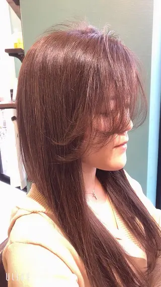 ロング 末石 智のヘアスタイル