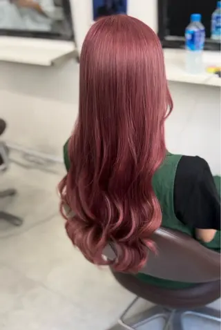 ロング カラー EXCIA三宮 SHUNSEIのヘアスタイル