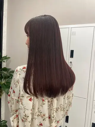 ロング カラー 🩵ツヤツヤ透明感 カラーMIYU🩵のヘアスタイル