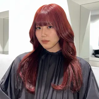ロング カラー 大阪梅田/髪質改善/ 透明感カラー/ジョーのヘアスタイル