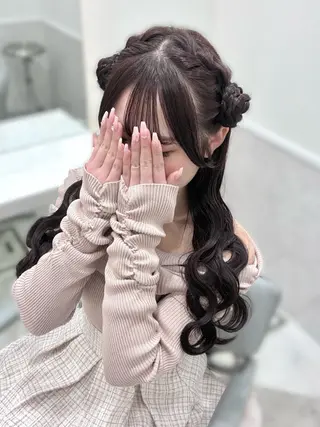 ロング ヘアアレンジ 松村 知佳のヘアスタイル