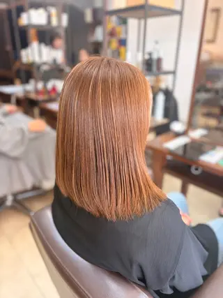 セミロング カラー 上西 花奏の眉毛・アイブロウイメージ