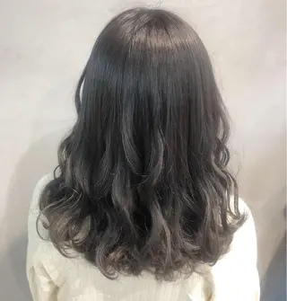 ミディアム カラー ヘアアレンジ TOKI /透明感/原宿のヘアスタイル