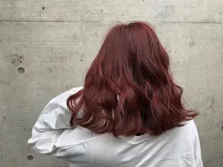 ミディアム カラー 韓国ヘア🤍髪質改善 🇰🇷AKANEのヘアスタイル