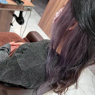 ロング カラー ヘアアレンジ 小白井 由美のヘアスタイル