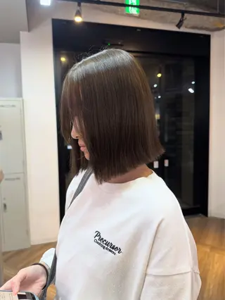 ショート カラー 韓国ヘア🇰🇷 YUKINAのヘアスタイル