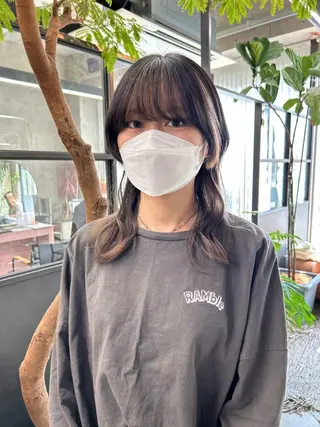 ロング カラー maho/垢抜け カラーパーマのヘアスタイル
