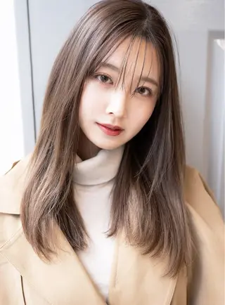 セミロング カラー ACRO 梅田店のヘアスタイル