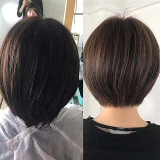 ショート ショート&ボブ井上 菜樹のヘアスタイル