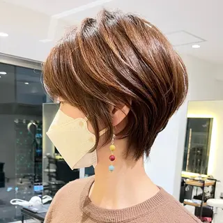 ショート ✨大人ショート専門 カットモデル/銀座のヘアスタイル
