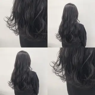 セミロング カラー パーマ ヘアアレンジ メンズ キッズ ネイル マツエク・マツパ 上品＆韓国風 🥀海心🥀のヘアスタイル