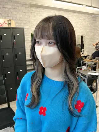ロング カラー パーマ ヘアアレンジ メンズ キッズ ネイル マツエク・マツパ アイブロウ 似合わせ美容師🌙 Miyu🐈‍⬛💕のヘアスタイル