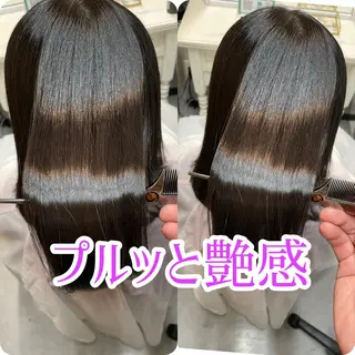 セミロング 断られる髪に答えを ♣️井上秀樹♠️のヘアスタイル