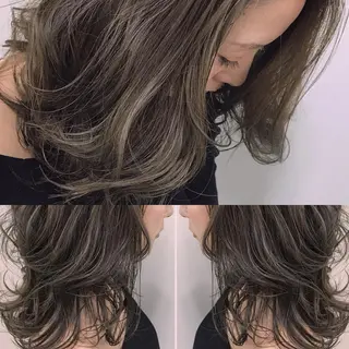 セミロング カラー パーマ ネイル 髪質改善 Daisukiのヘアスタイル