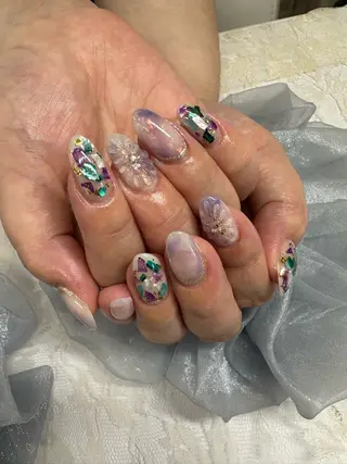 ネイル AOAQUA SHIORIのネイルデザイン