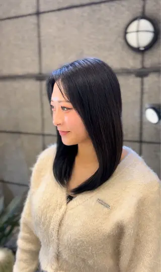 セミロング カラー ブリーチモデル✂︎ カラー特化✨ひかり/のヘアスタイル