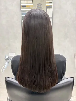 ロング カラー すぐ巻ける縮毛矯正 🍀勝倉　麗のヘアスタイル