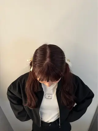 ロング カラー ヘアアレンジ 🩶 Kurumi 🩶のヘアスタイル