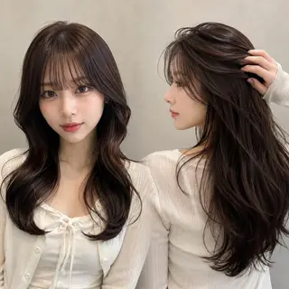 カラー ヘアアレンジ🪽 艶カラー ☆ yuiのヘアスタイル