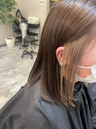 ミディアム カラー 猪ノ原 弘子のヘアスタイル