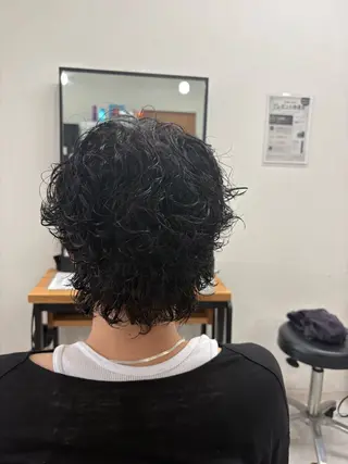 パーマ メンズ 下北沢メンズパーマ 特化園田　楓莉のヘアスタイル