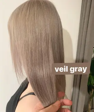 ミディアム カラー ✨艶ブリーチカラー ✨四ノ宮裕己のヘアスタイル