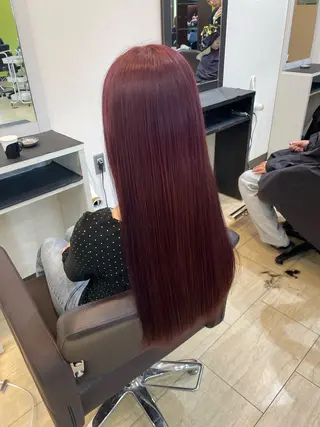 ロング 奥野JAPAN🌈 艶髪カラーのヘアスタイル