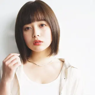 ショート カラー 似合わせ/レイヤー /ボブ/新谷のヘアスタイル