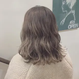 ミディアム カラー HAREru. モデル募集【戸塚】のヘアスタイル