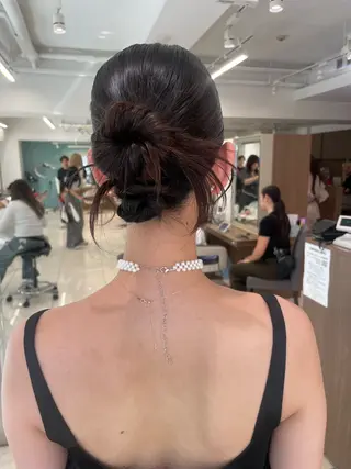 ヘアアレンジ 店長福島成美/髪質 改善縮毛矯正/カラーのヘアスタイル