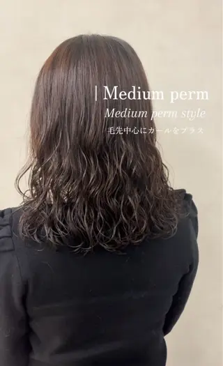 ミディアム haku【津久野店】 ERIKAのヘアスタイル