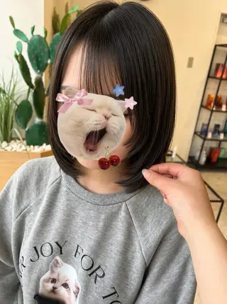 ショート ハイトーン/透明感カ ラー/minku🧸のヘアスタイル