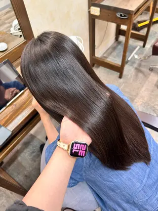 ロング 髪質改善/縮毛矯正 Manamiのヘアスタイル