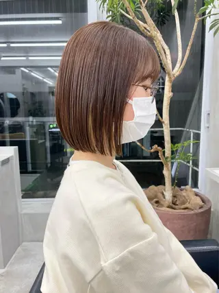 ショート カラー 華 /ショート/ボブのヘアスタイル