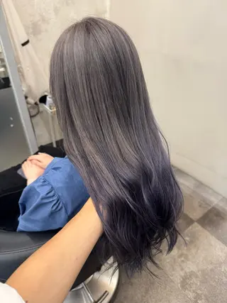 ロング カラー r i n k aのヘアスタイル